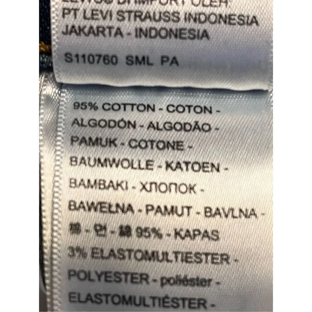 Levis 505 Jeans Mens Regular Fit Straight Leg Stretch 34x32 NWT - Picture 8 of 8